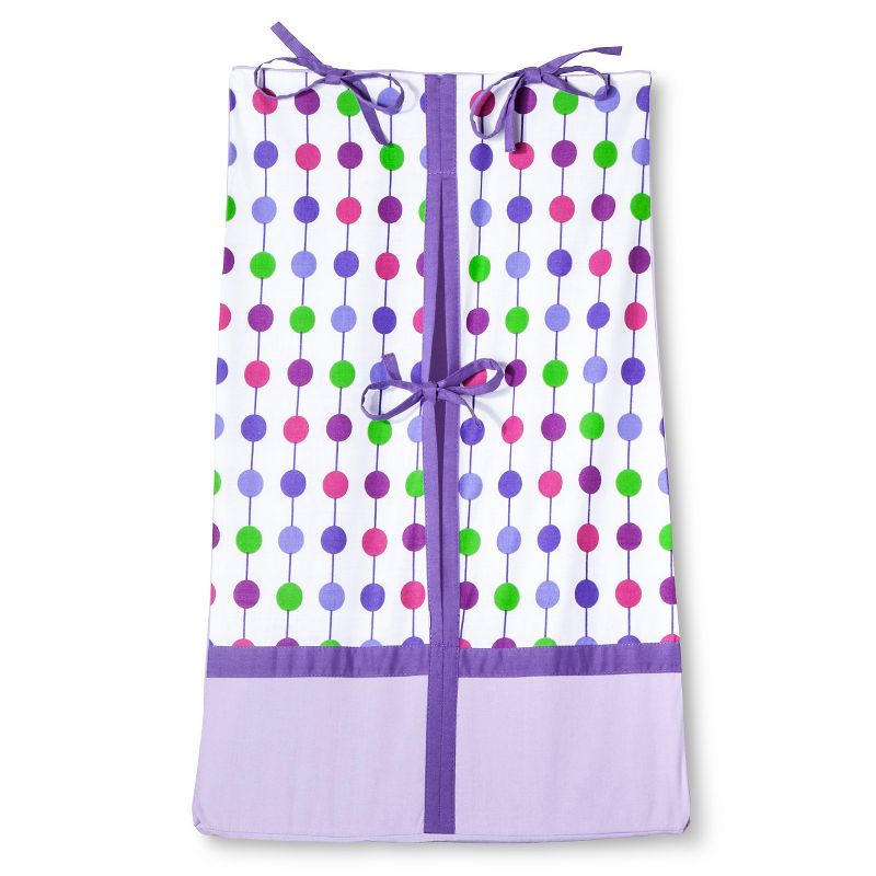 Bacati Crib Bedding Set - 10pc - Purple Botanicals