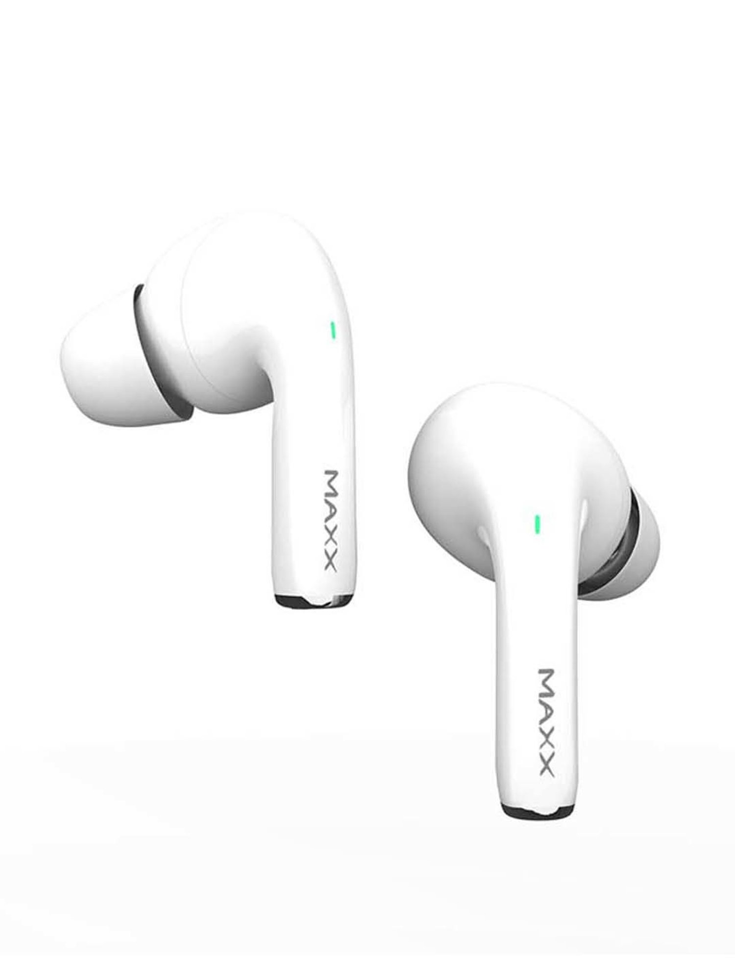 Maxx PX3 Truly Wireless Earbuds with IPX6 Water and Sweat Resistant (White)