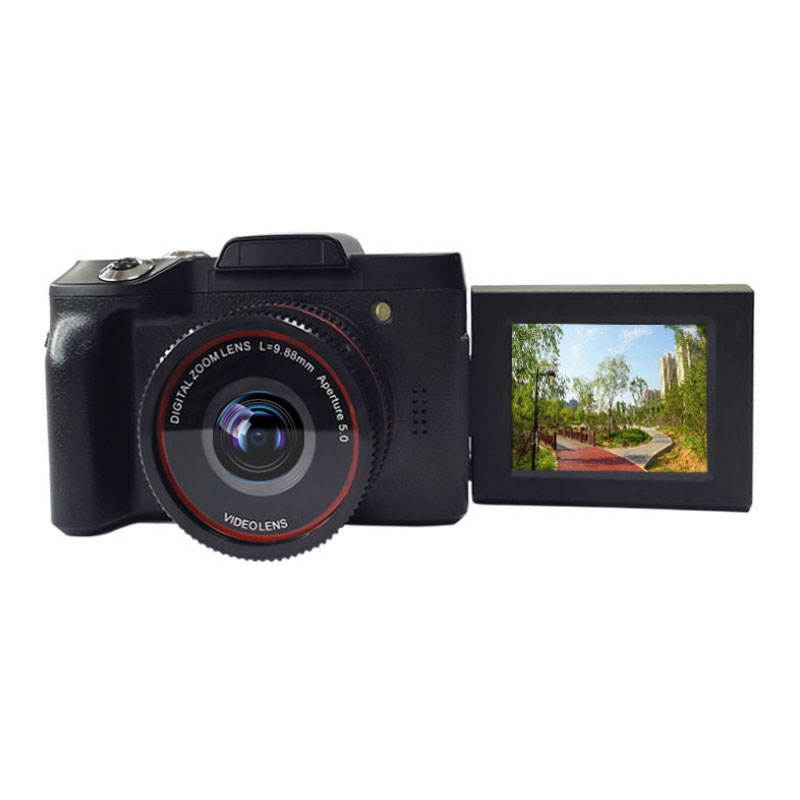 16MP 16X Zoom 1080P HD Rotation Screen Mirroless Digital Camera Camcorder DV with Built-in Microphone