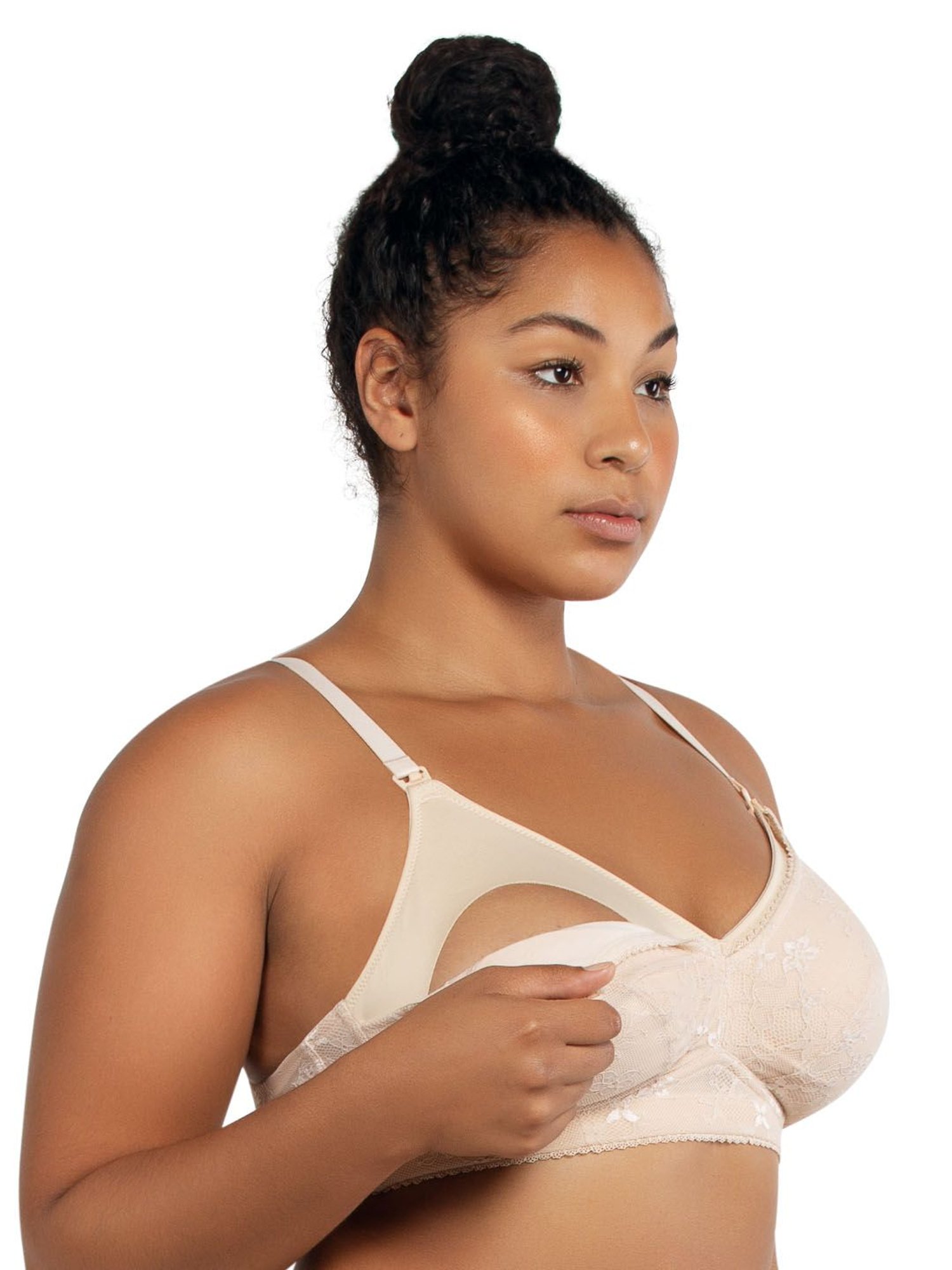 PARFAIT Beige Non Wired Non Padded Maternity Bra