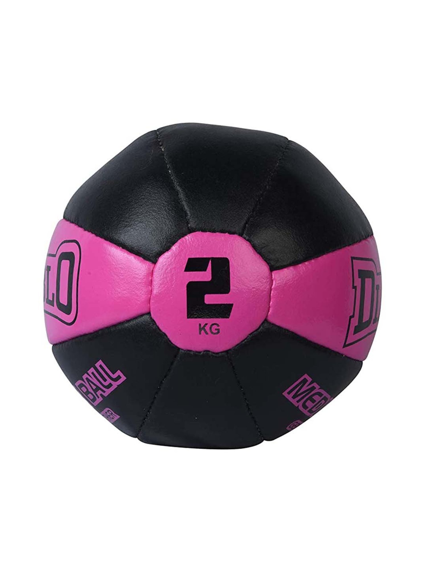 Diablo Black & Pink Genuine Leather No Bounce Medicine Ball (2kg)