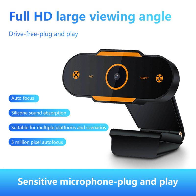 1080P/720P/480P Web Camera With Microphone Smart Webcams For Live Broadcast Video Calling Home Conference Work