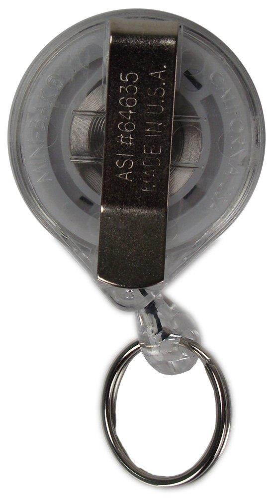 Buttonsmith Nurse Rosie Deluxe Retractable Heavy Duty Key Reel With Belt Clip and 24 inch Heavy Duty Cord - Made in the USA, 1 Year Warranty