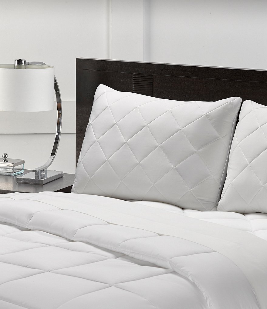 Noble Excellence Cooling Glacier Knit Medium Support Bed Pillow