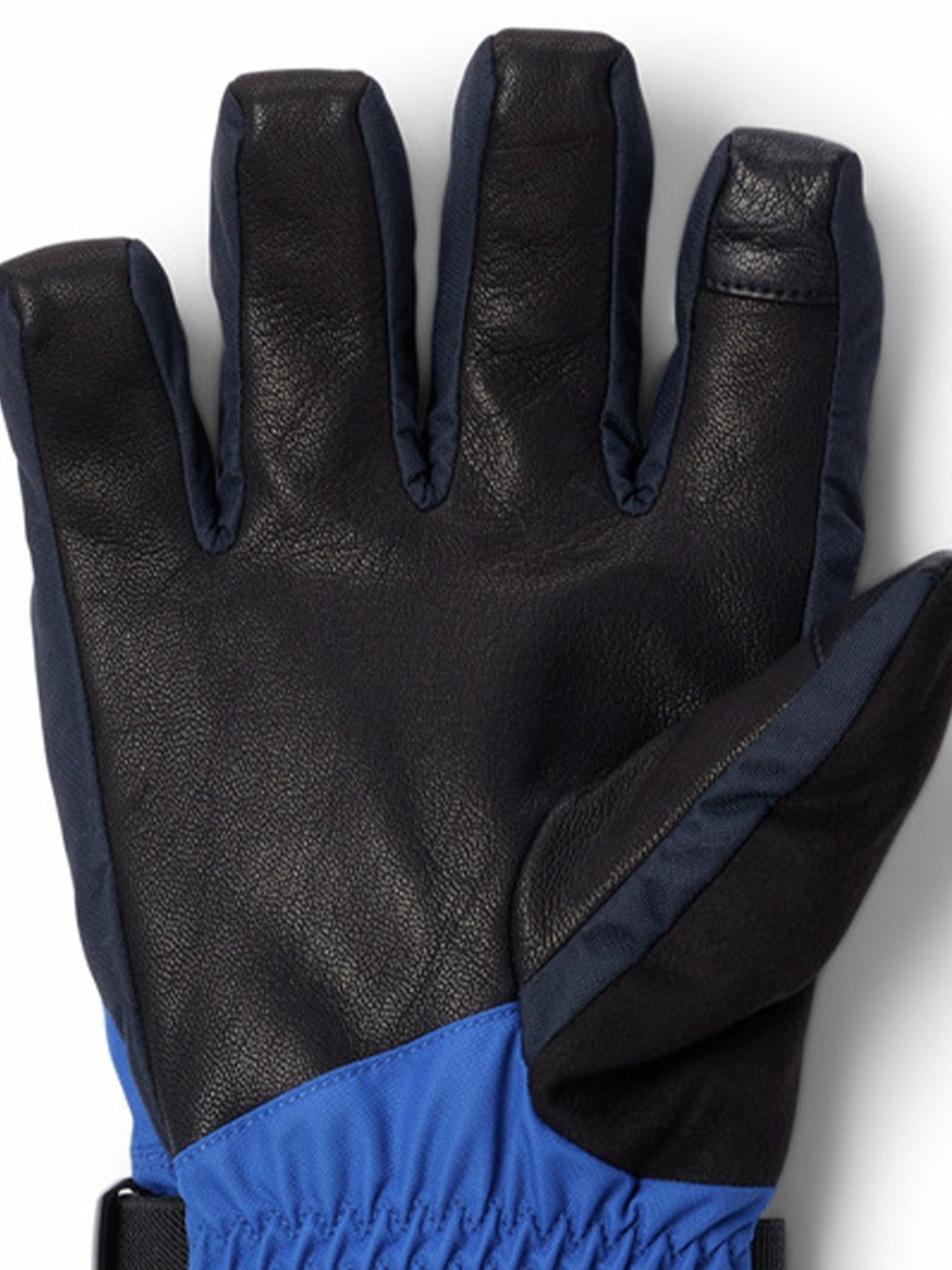 Royal Enfield Black Leather Solid Gloves