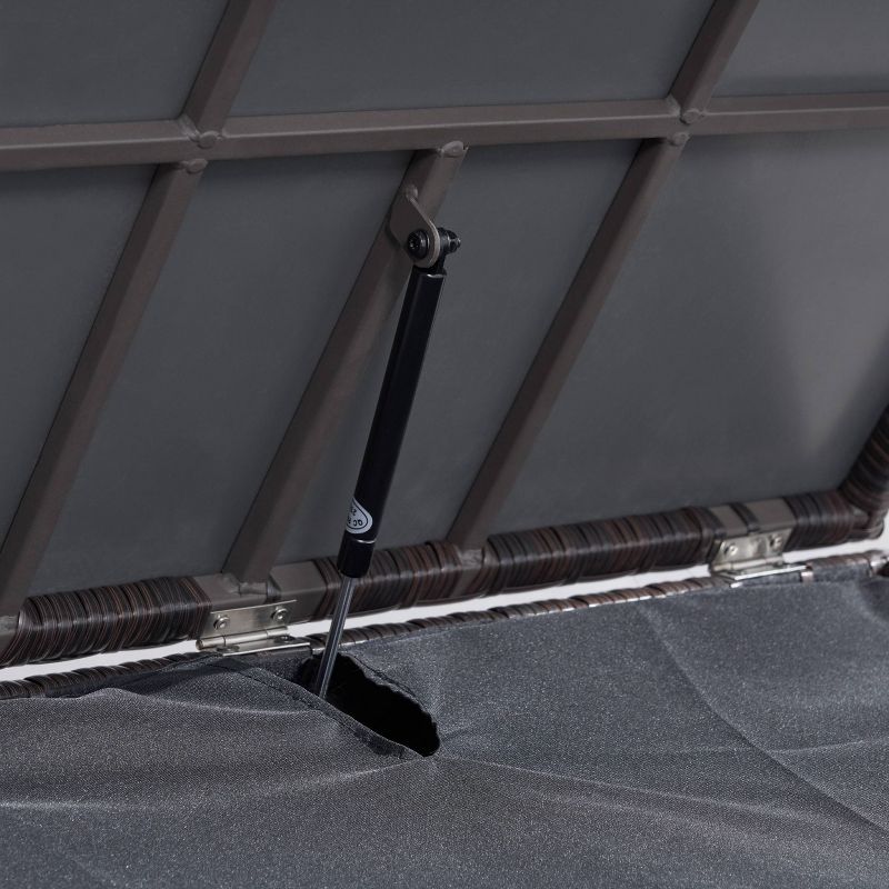 Santa Rosa 6pc All-Weather Wicker Patio Sectional Sofa Set Brown - Christopher Knight Home