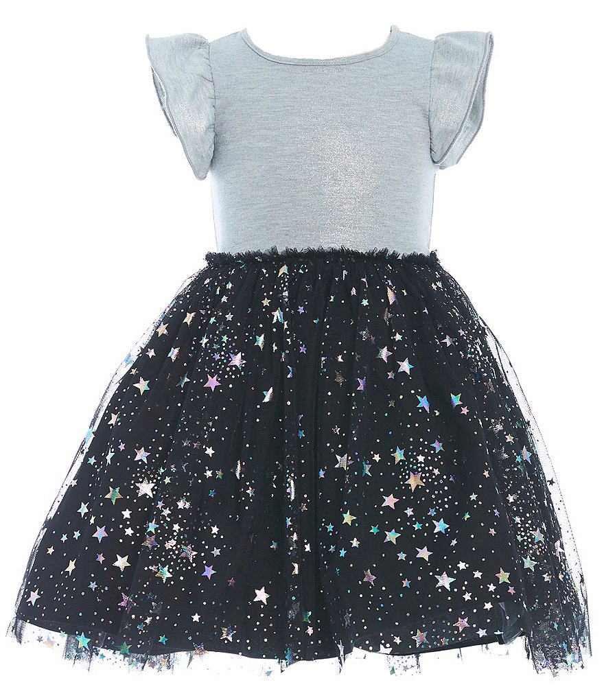 Zunie Little Girls 2T-6X Unicorn Rainbow Tutu Dress