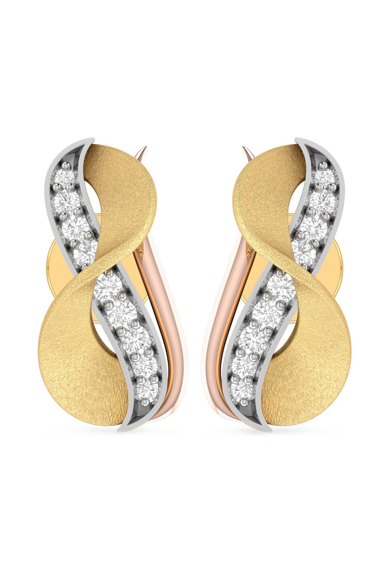 CKC Opulent Multi-Tiered Gold Jhumka Eardrops