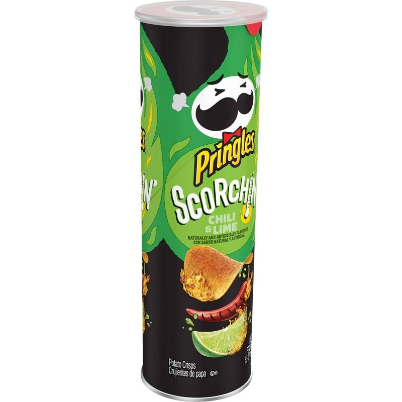 Pringles Scorchin' Hot Chili & Lime Potato Crisps Chips - 5.5oz