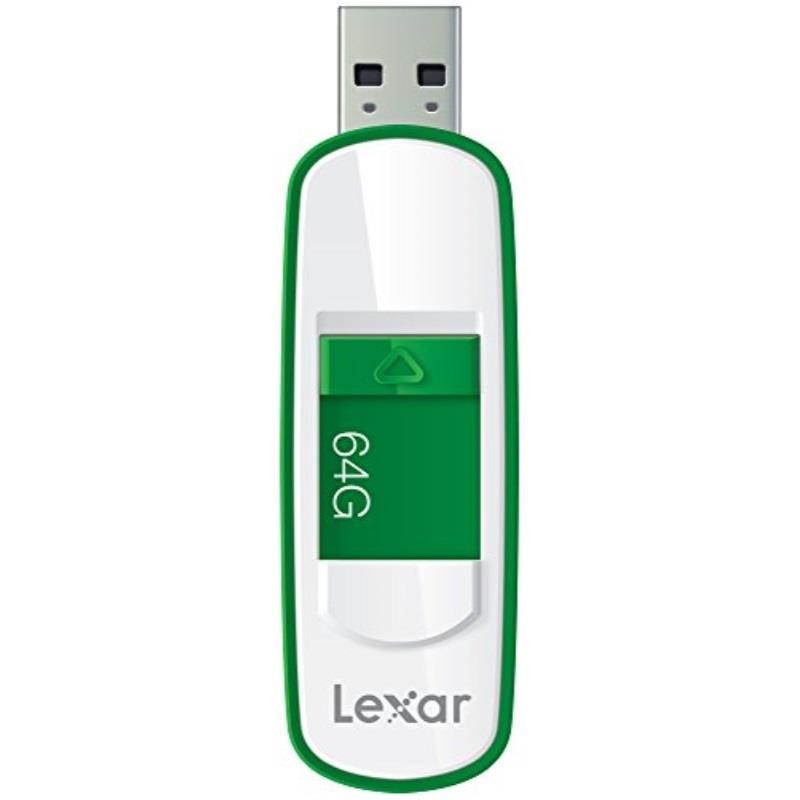 lexar jumpdrive s75 64gb usb 3.0 flash drive  ljds7564gabnl green