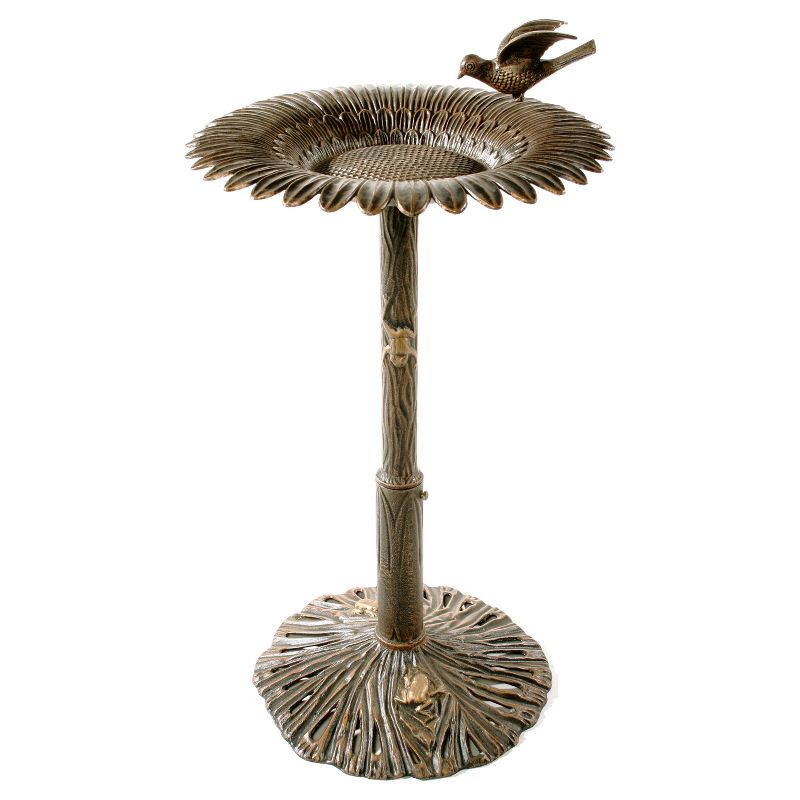 34" Aluminum Oakland Living Birdbath