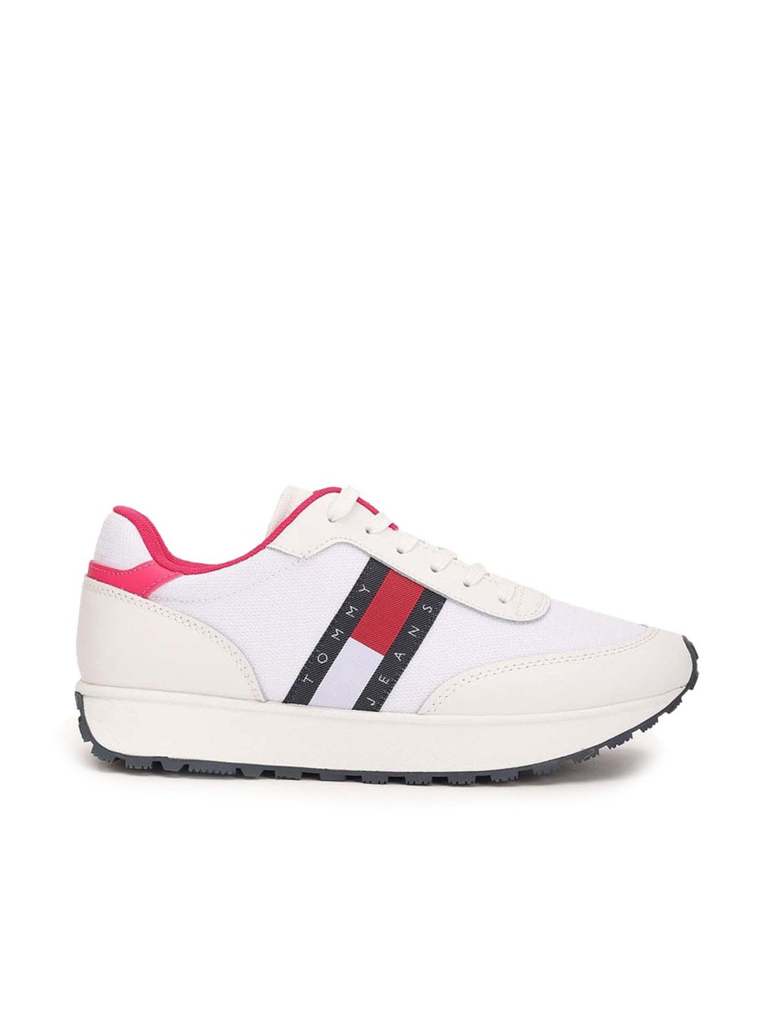 Tommy Hilfiger Women's White Casual Sneakers