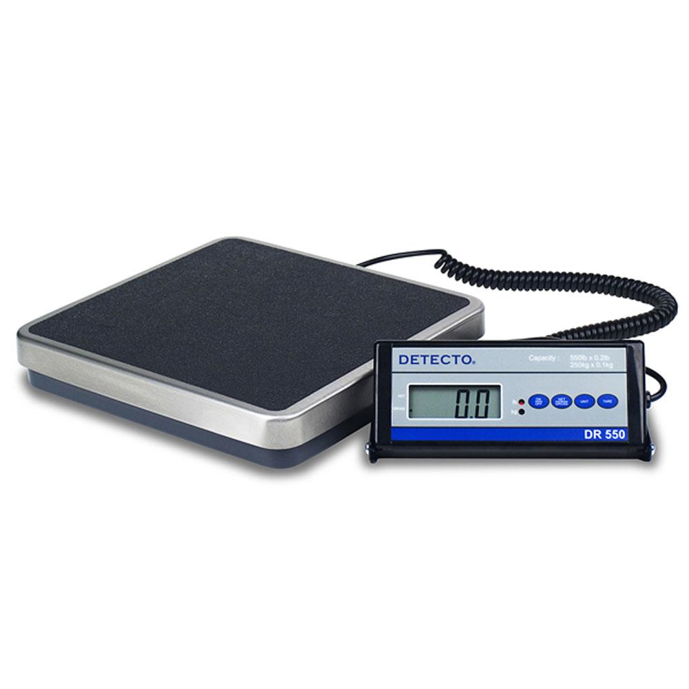 Detecto DR550C Stainless Steel Portable Floor Scale