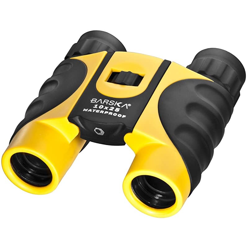10x25 Compact Waterproof Binocular Yellow