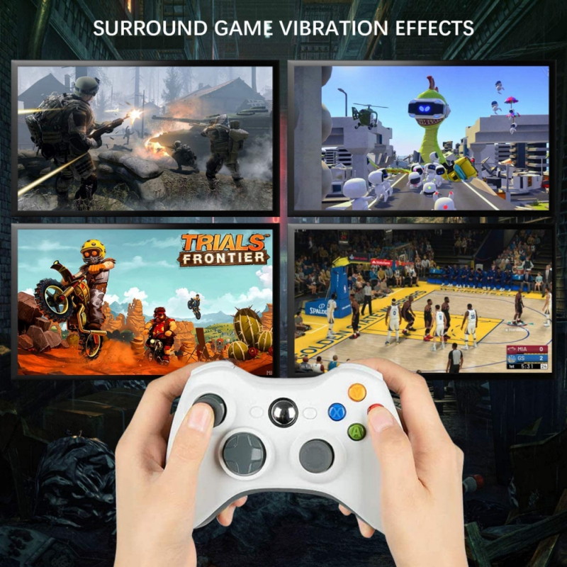 Xbox 360 Wireless Controller, Etpark USB Gamepad, Joypad With Shoulders Buttons, For Microsoft Xbox 360/Xbox 360 Slim/PC Windows 7 8 10 Game