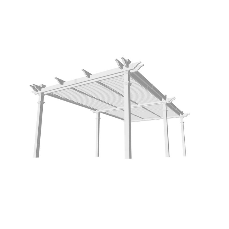 8.6' Bristol Grande Louvered Pergola - Vita