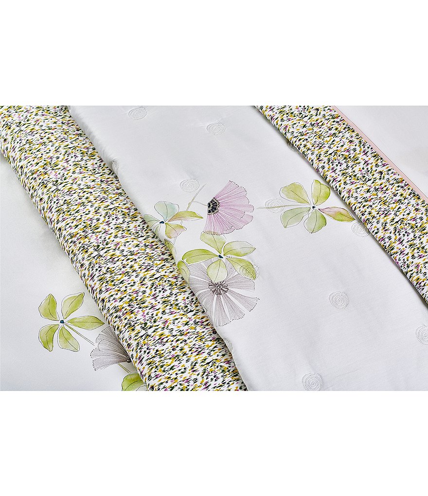 Yves Delorme Floral Epure Flat Sheet