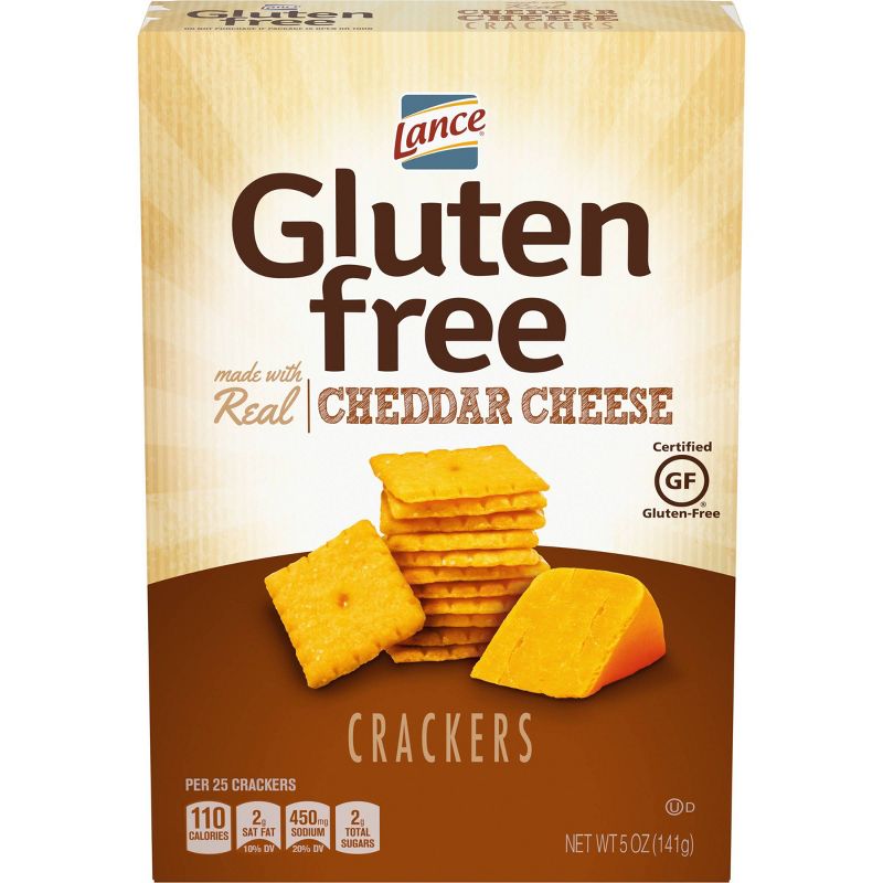 Lance Real Cheddar Cheese Gluten Free Crackers - 5oz