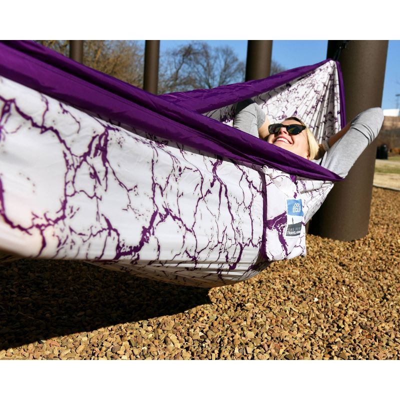Kijaro Ultralight Hammock- Hallett Peak Gray Journey Print