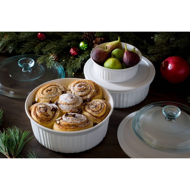 CorningWare 6pc Bakeware Set White