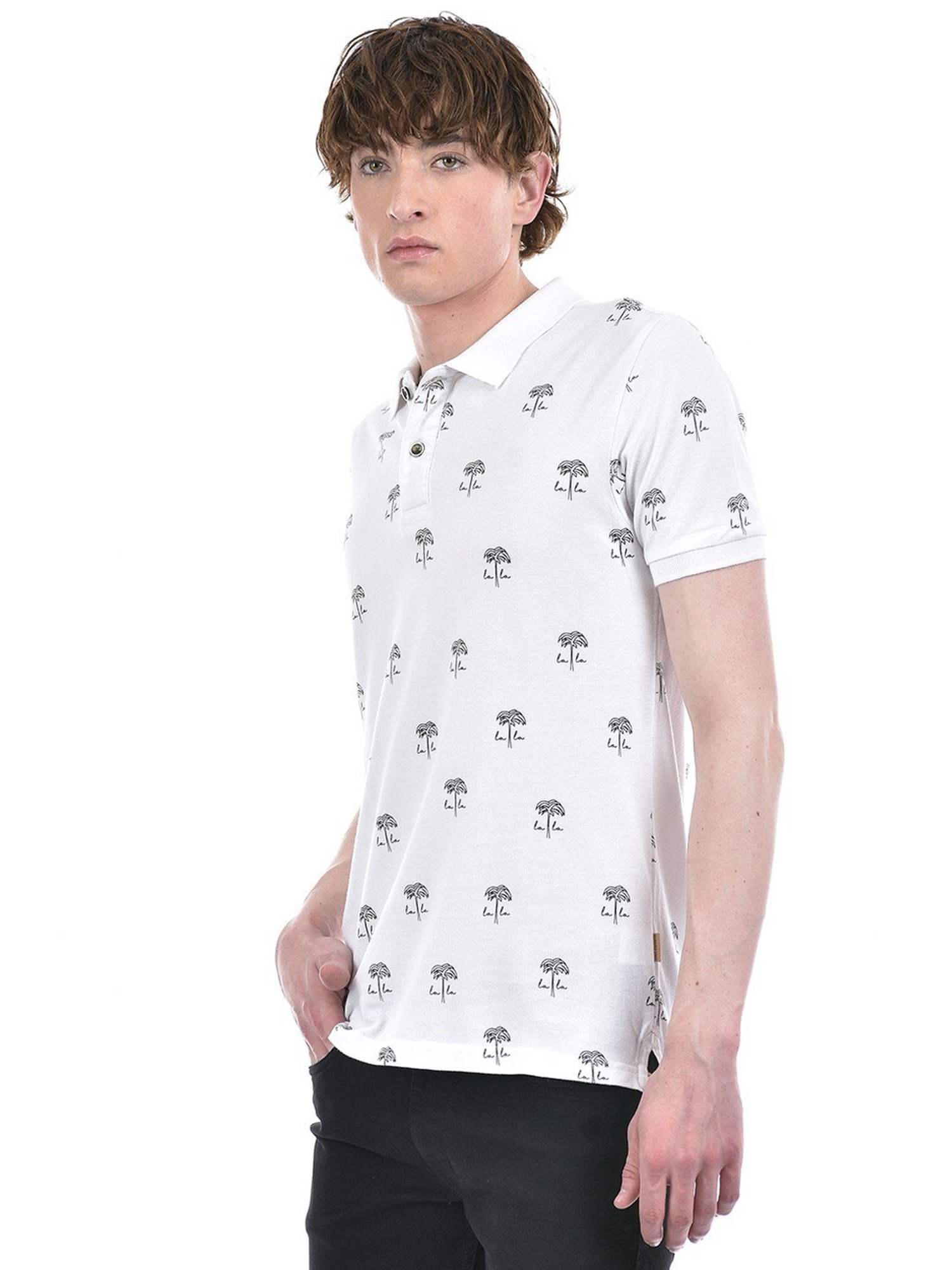 Numero Uno White Cotton Regular Fit Printed T-Shirt