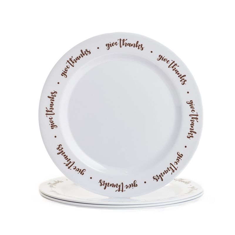 Square Melamine Polka Dot Dinner Plate 10.5" Gray Mist - Room Essentials™