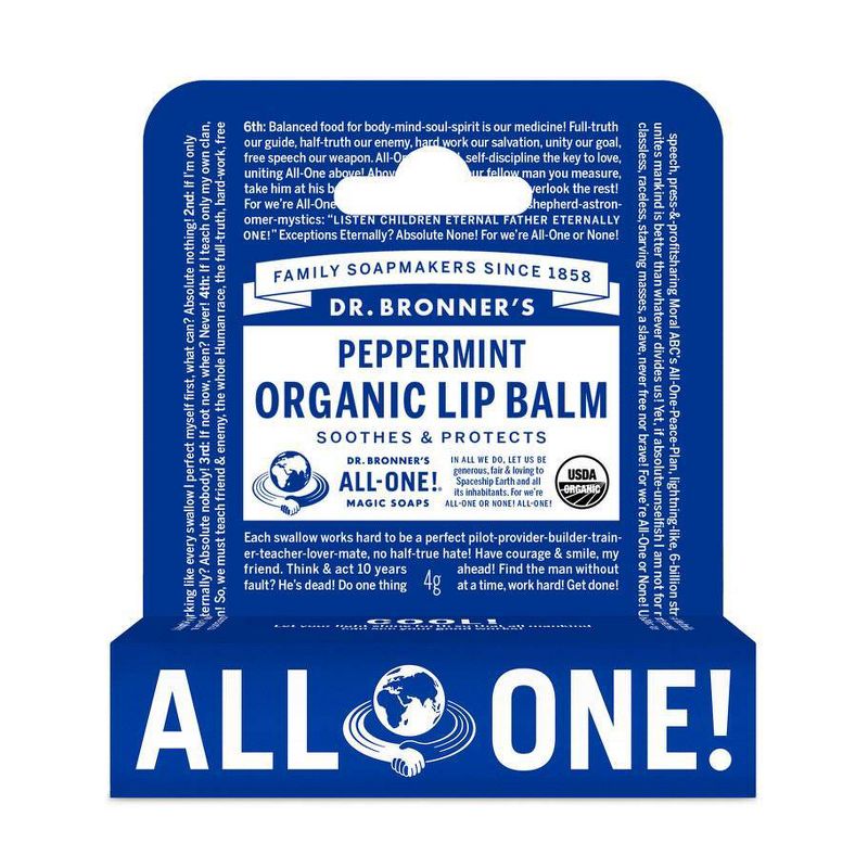 Dr. Bronner's Organic Lip Balm Naked - .15oz