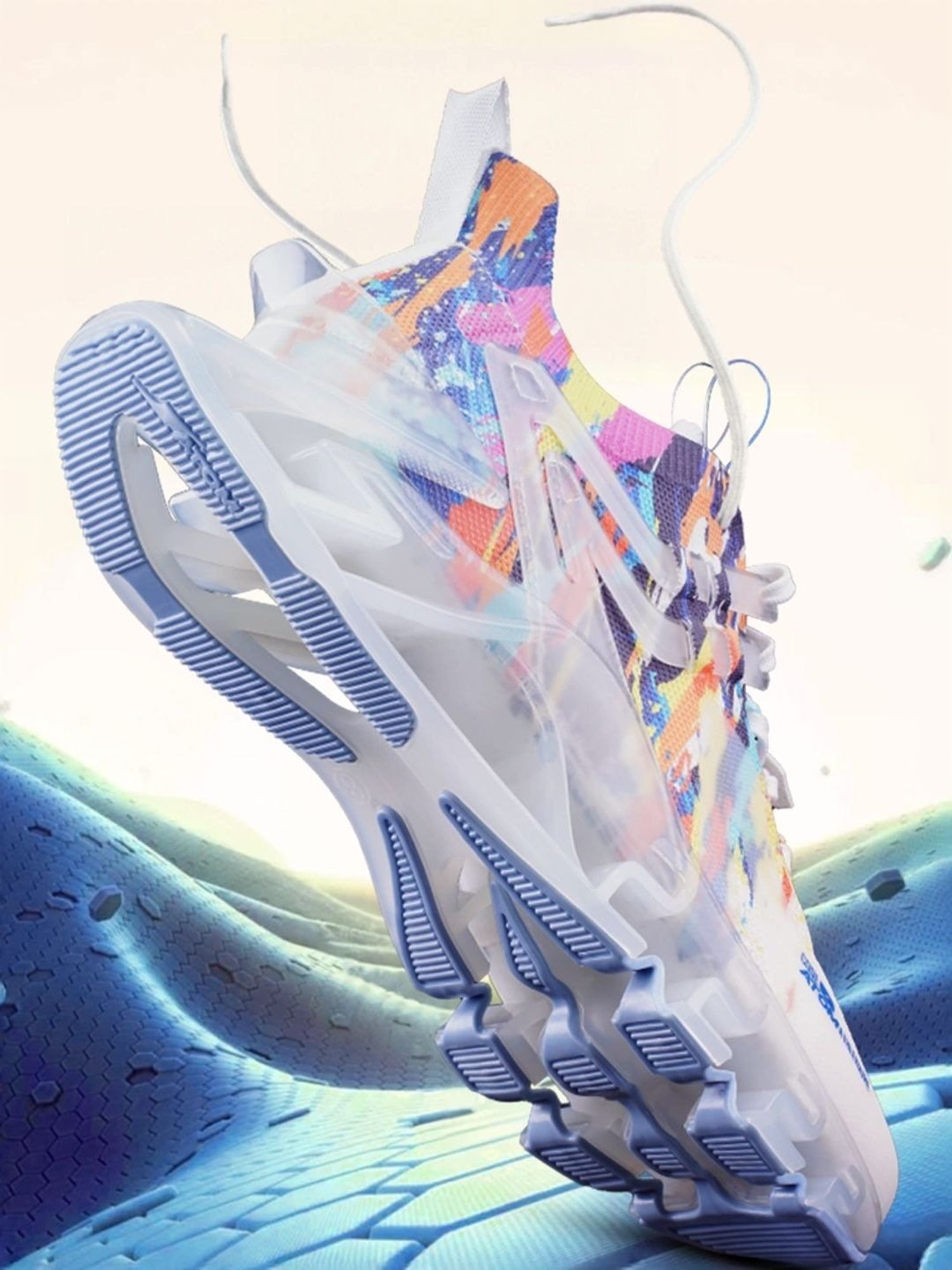 Atom Men's Phantom Multicolor Running Shoes