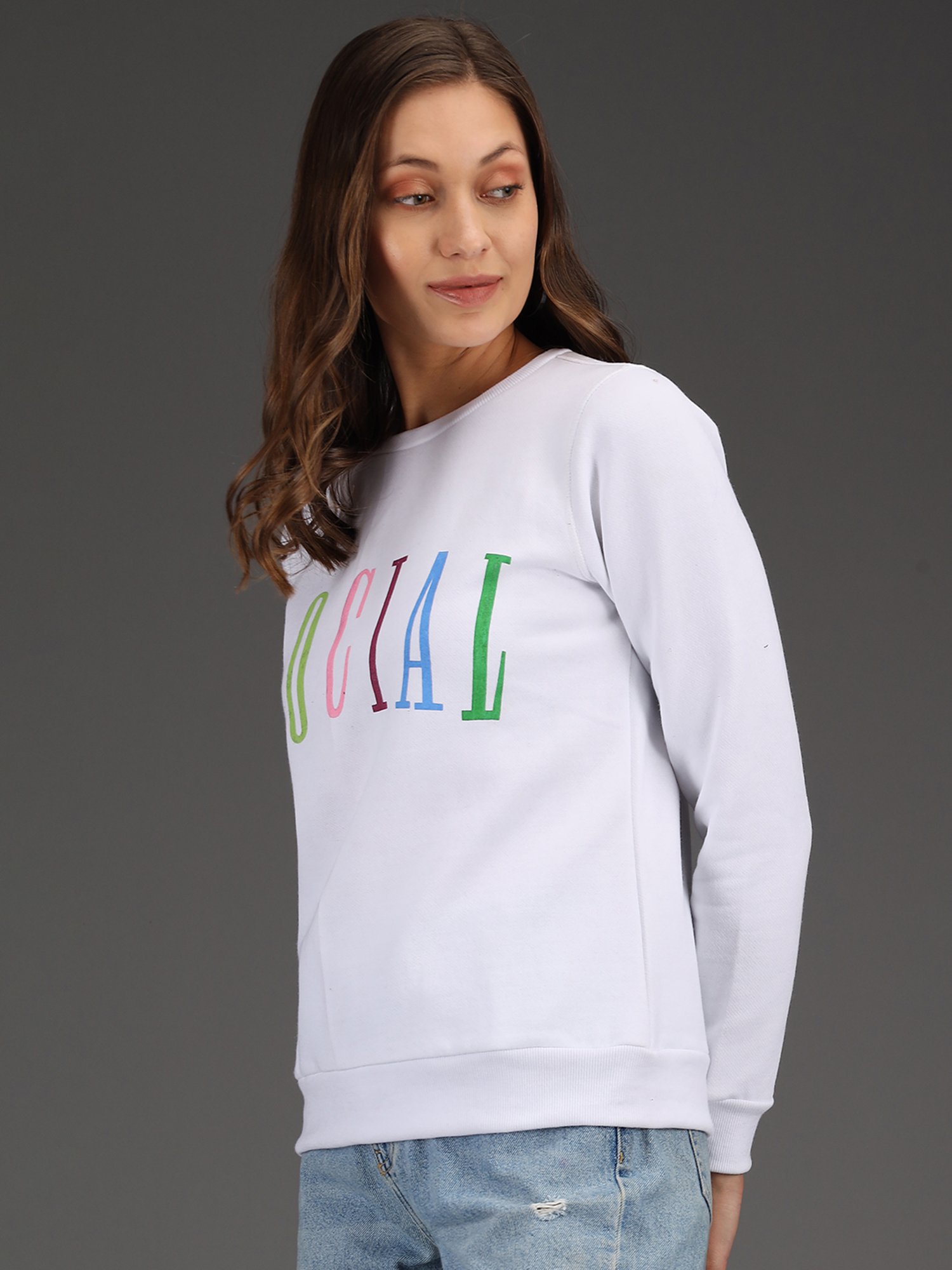 Belle Fille Yellow Patchwork Sweatshirt