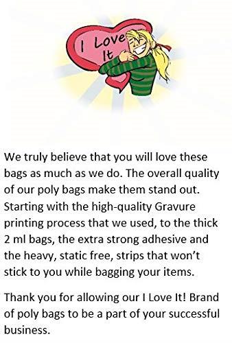 11" x 14" - 200 Count Clear Ultra Strong Self Seal 2 Mil Poly Bags with Suffocation Warning. Static Free Strip (Multiple Sizes Available)