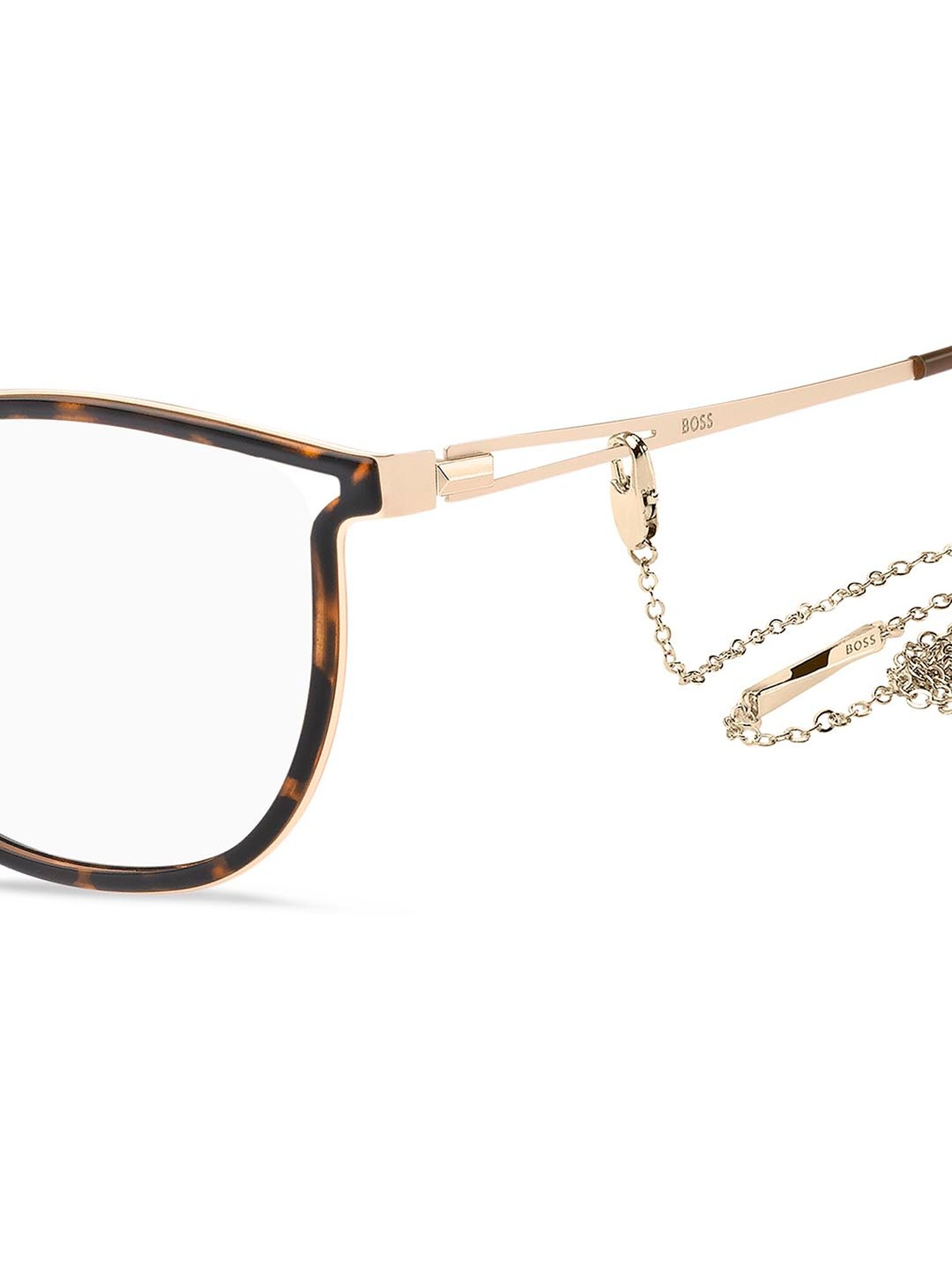 Hugo Boss Havana Cat Eye Eye Frames for Women