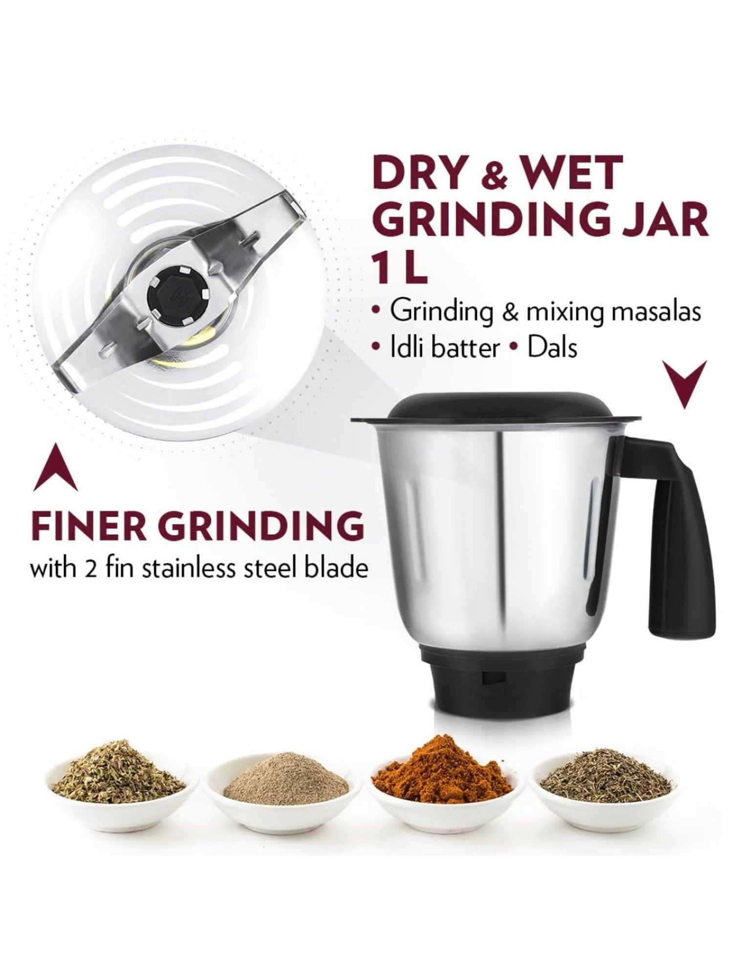 BLACK+DECKER BXCJ0101IN Citrus Juicer 30 Watt 1L (White)