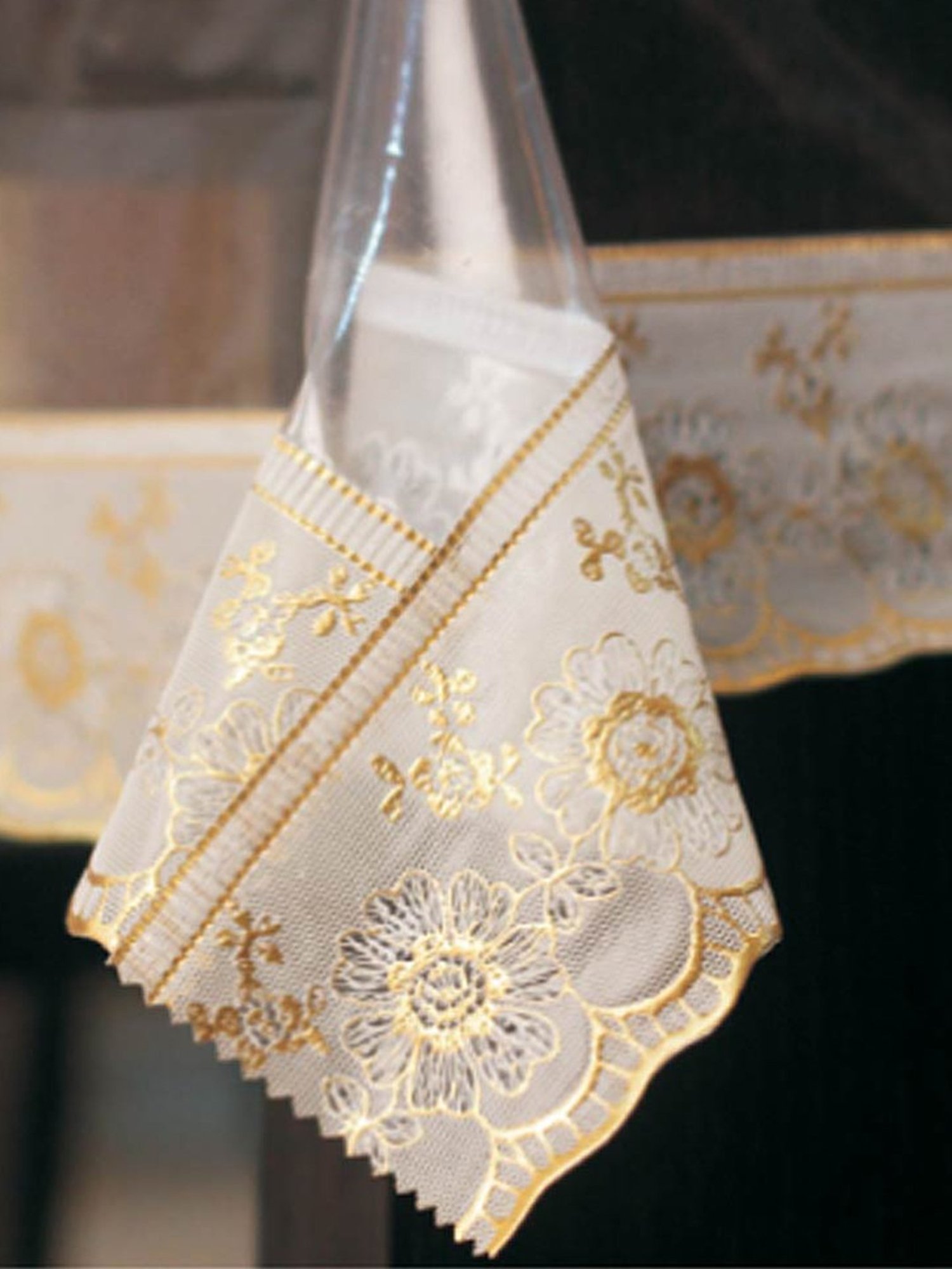 Freelance Solid Transparent PVC Set of 1 Table Cloth