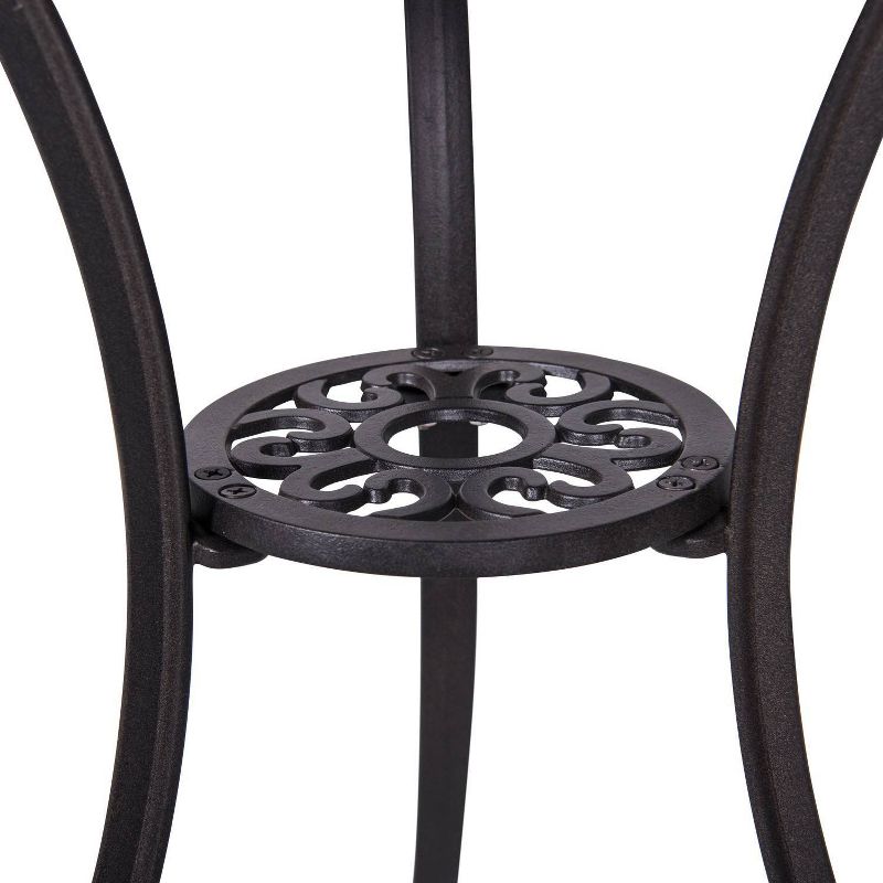 3pc Cast Aluminum Bistro Set - Nuu Garden