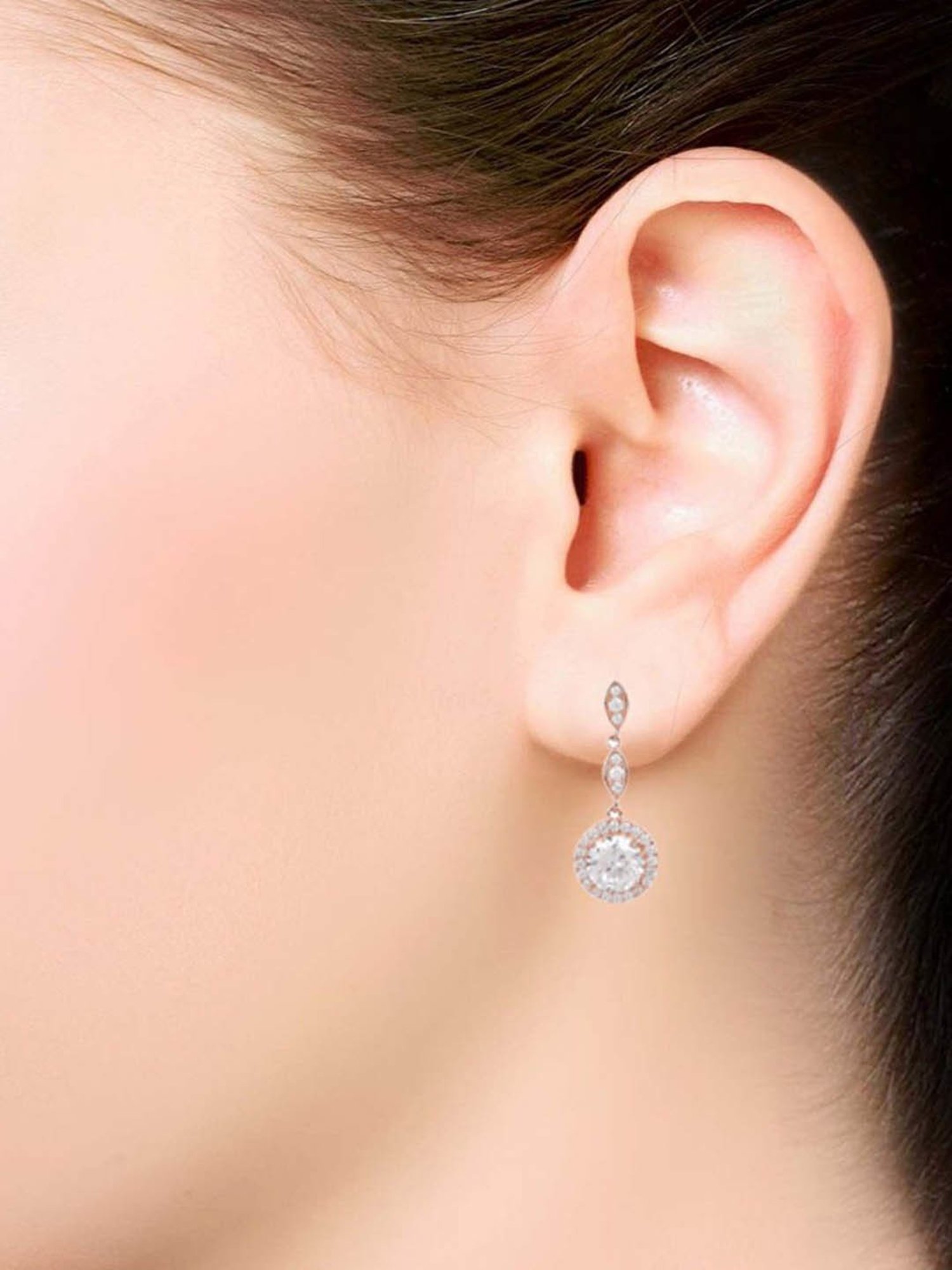 The Real Effect London Lustrous & Colorful 800 Silver Earrings for Women