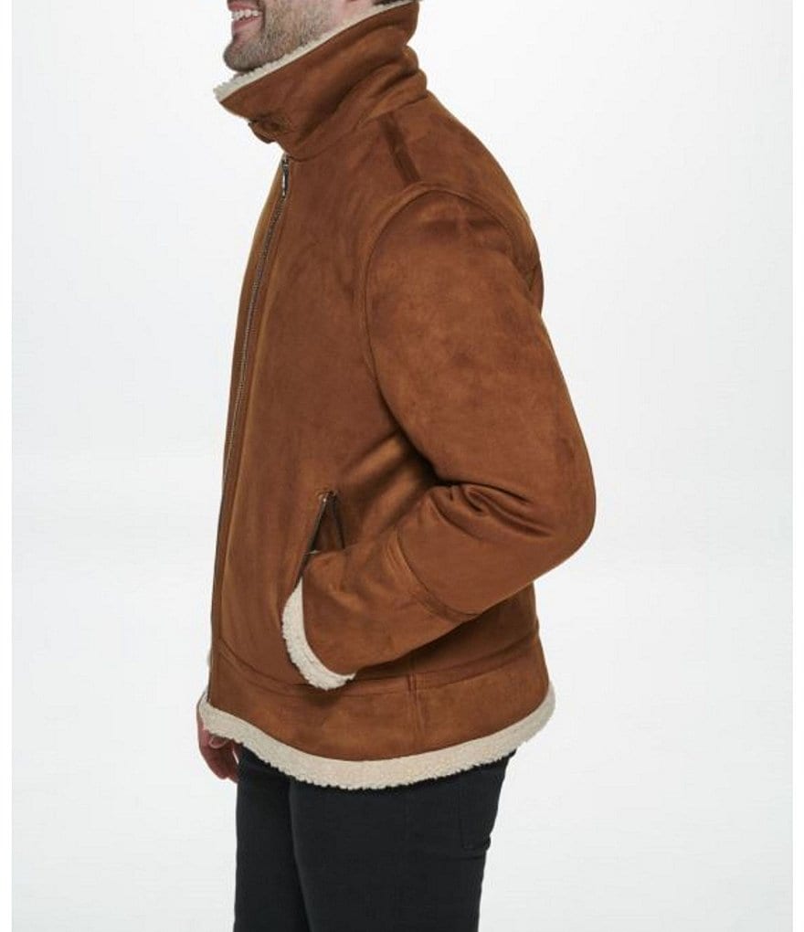 Calvin Klein B-3 Faux-Shearling Jacket