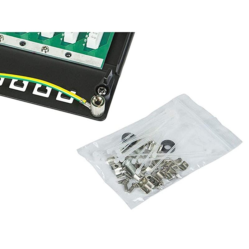 HalfU Shielded Cat6 Patch Panel 24 Ports 19quot | Dual IDC SpaceSaver