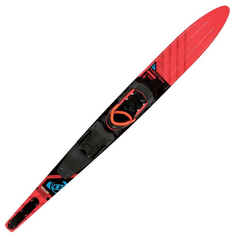 O'Brien World Team Beginner Intermediate Slalom Single Adjustable Waterski, 64"