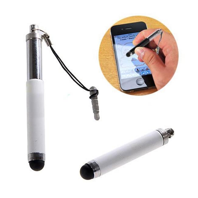 White Extendable Mini Stylus Touch Screen LCD Display Pen for Samsung Galaxy Note Edge Note8, S5 S6 Edge Edge+ S7 Edge S8 S8+, S9 S9+, Tab 4 NOOK 10.1 (SM-T530) 7.0 (SM-T230)
