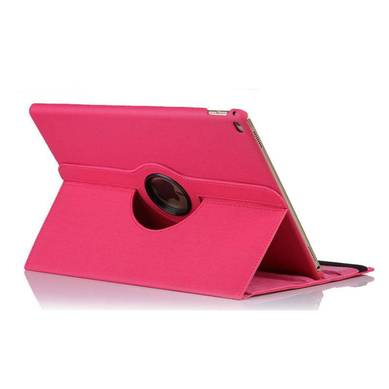 KIQ 360 Rotating Swivel PU Leather Protection Case Cover Multi-Angle View Stand For Apple iPad Pro 9.7-inch (Dark Blue)