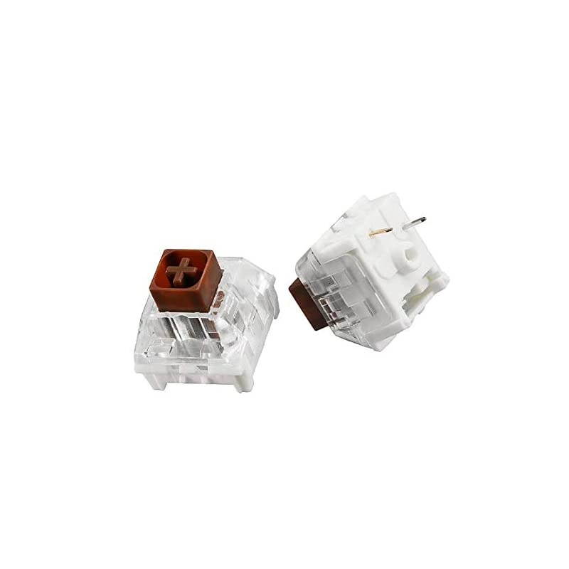 Box Switches for Mechanical Gaming Keyboards (65 Pcs, Box Brown)