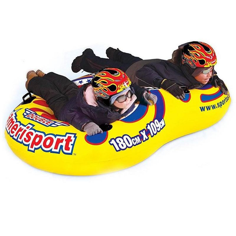 Sportsstuff Inflatable 71" Double Amerisport Snow Tube with Handles | 30-2525