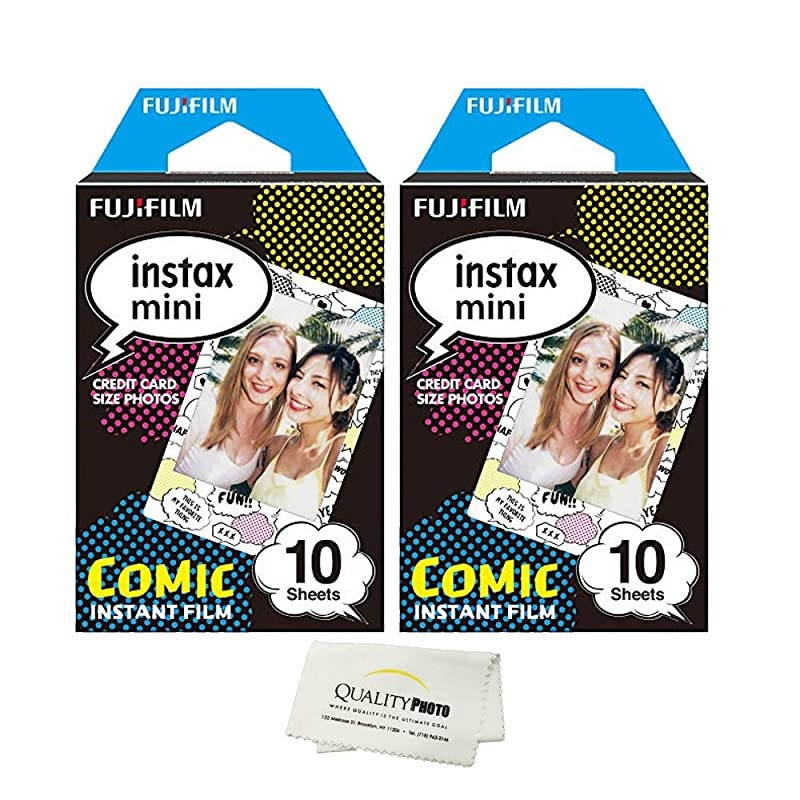 instax Mini 8 amp 9 Instant Film 2Pack 20 Sheets Comic