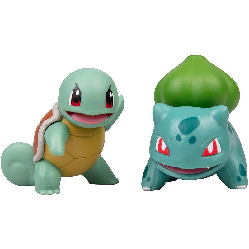 Jazwares Pokemon Figure Multi Pack Set with Deluxe Action Gengar - Includes Pikachu, Squirtle, Charmander, Bulbasaur and Gengar, 5 Pieces