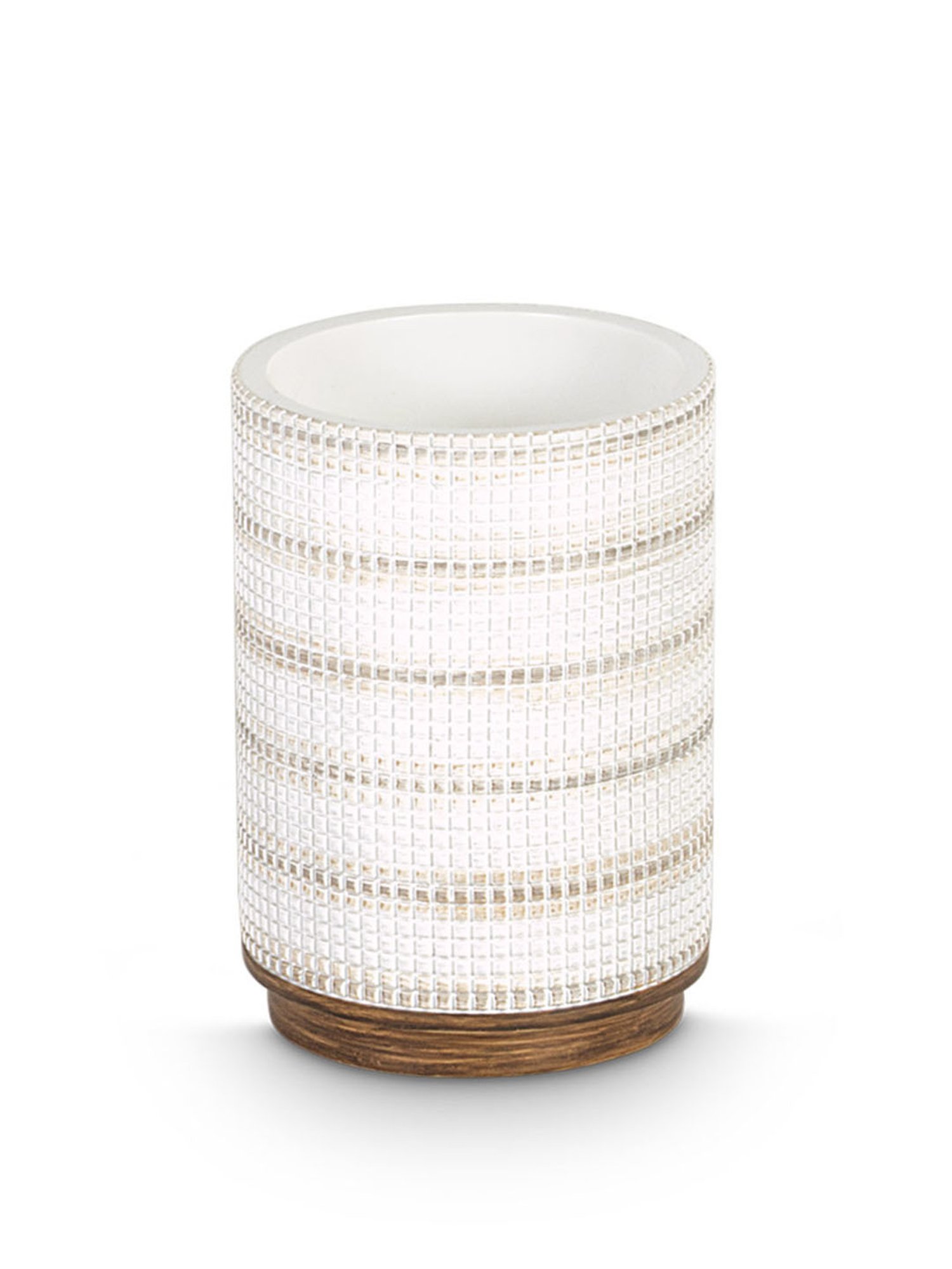 Freelance White Polyresin Set of 4 Bathroom Accessories