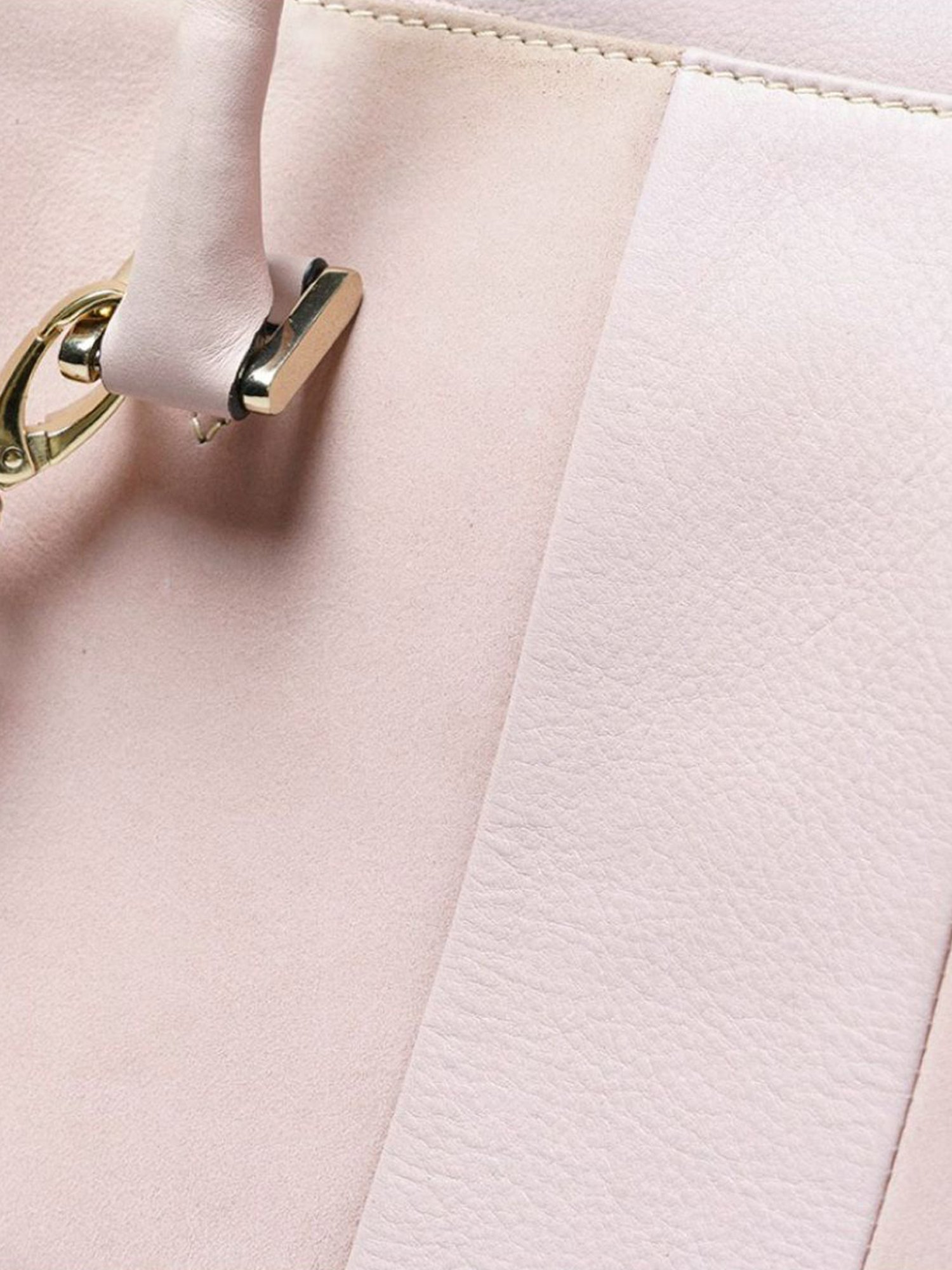 RI2K London Pink Leather Large Handbag