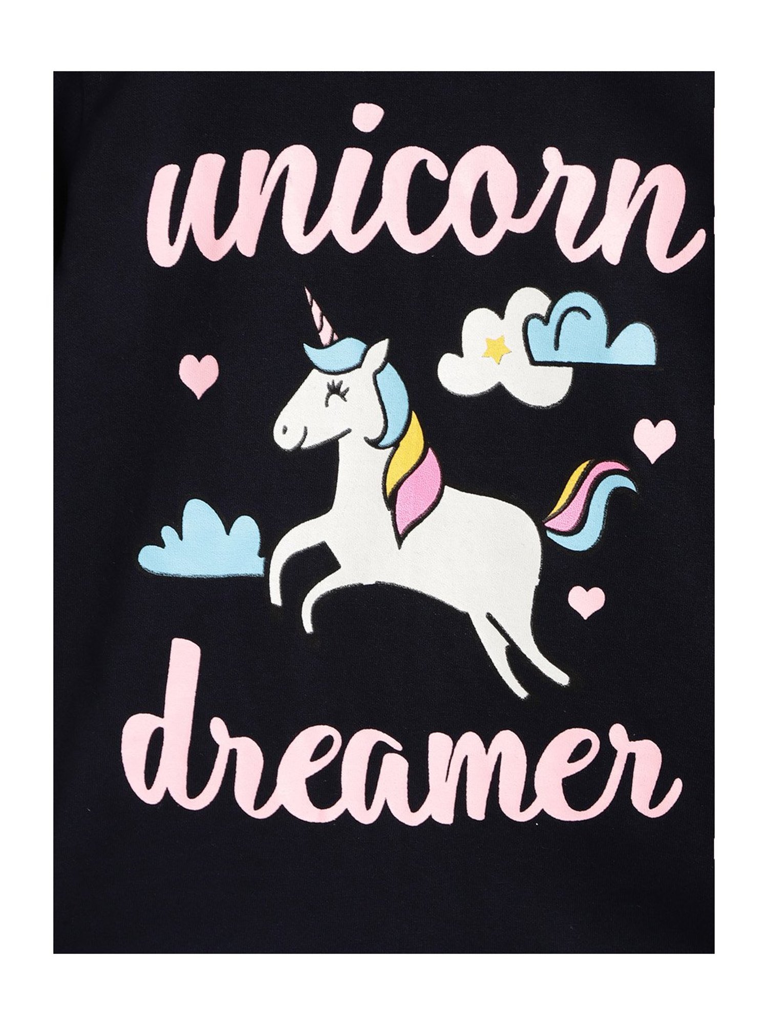 Lazy Shark Girls Navy & White Printed Top with Pants