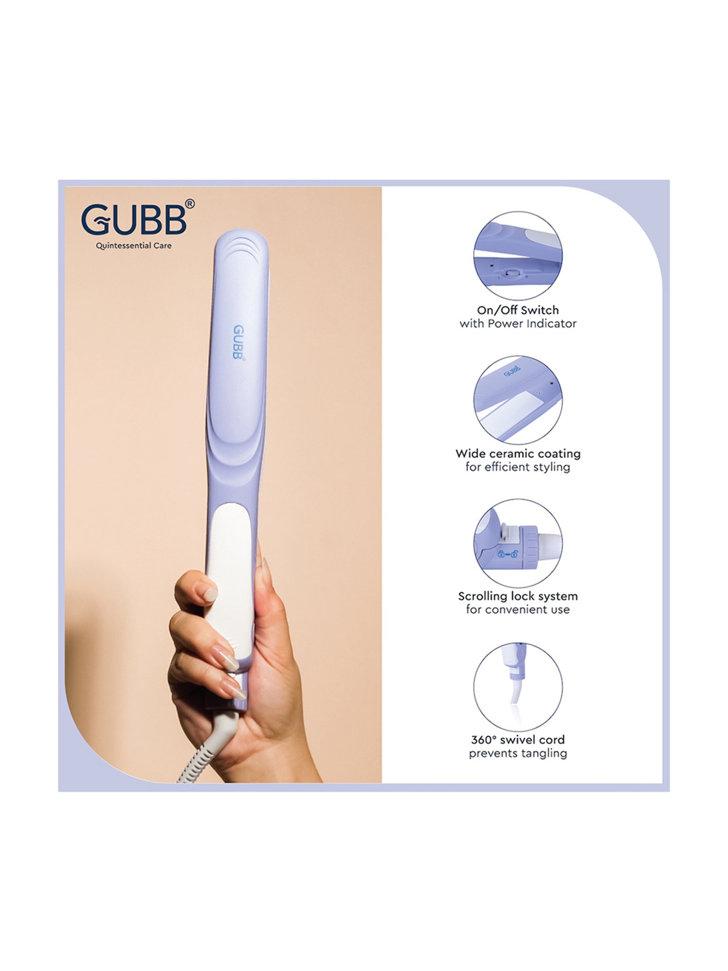 Asbah Professional Hair Straightener for Multiple Quotients