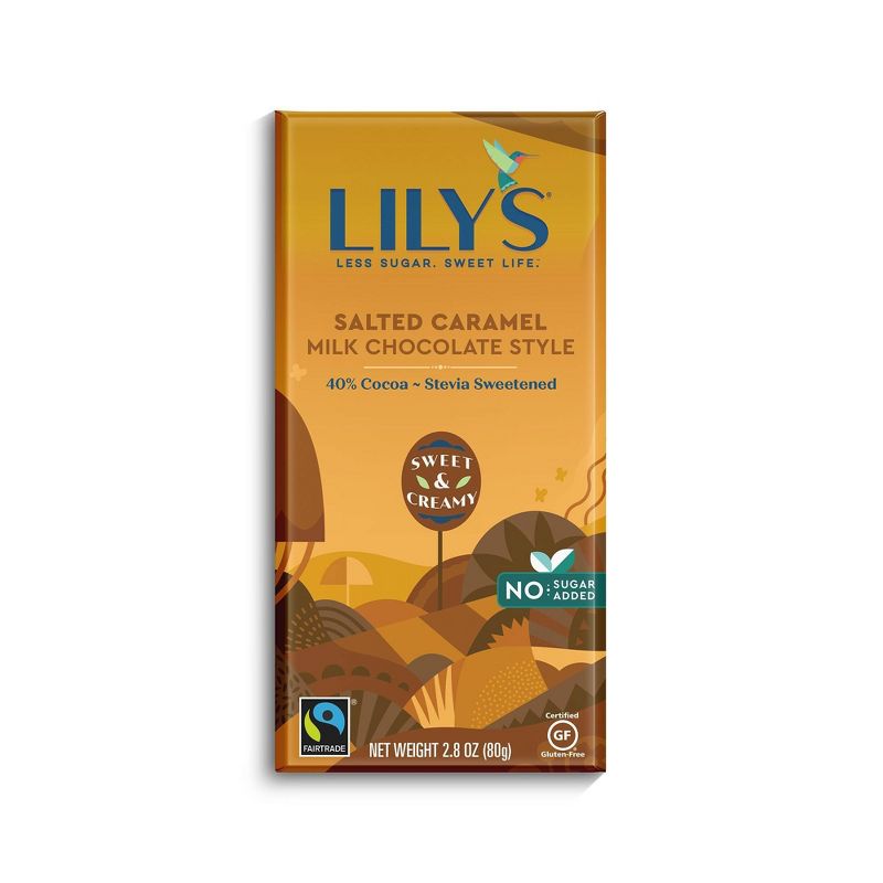 Lily's Salted Caramel Milk Chocolate Bar - 2.8oz