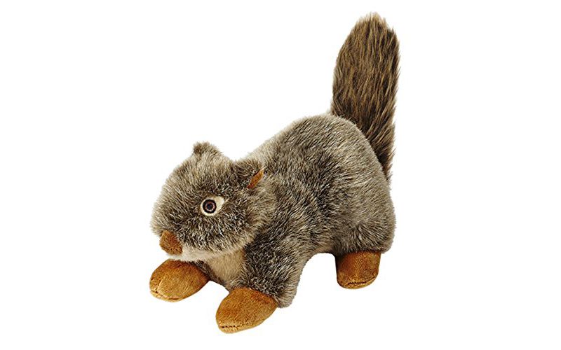Fluff & Tuff Nuts the Squirrel, LargePlush Dog Toy with Squeaker